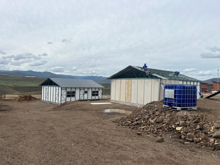Building of prefabricated buildings for SUN JV