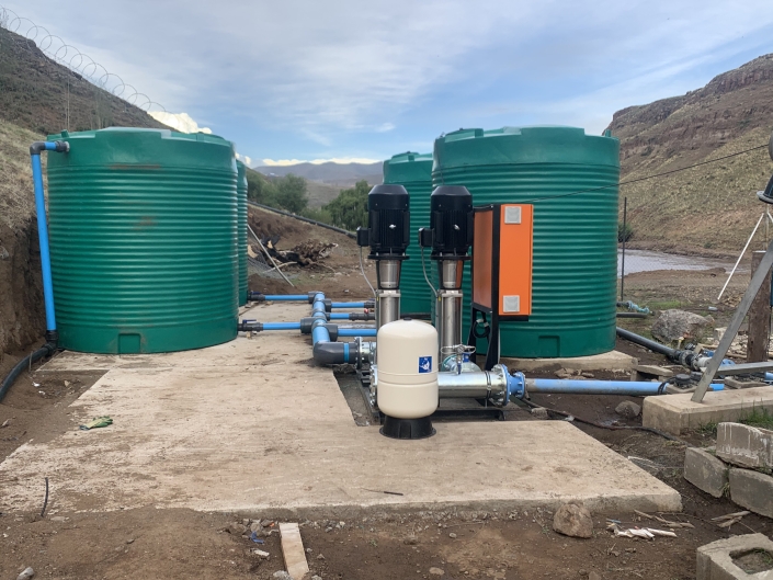 Installation of a 37kW Booster pump Set for UNIK